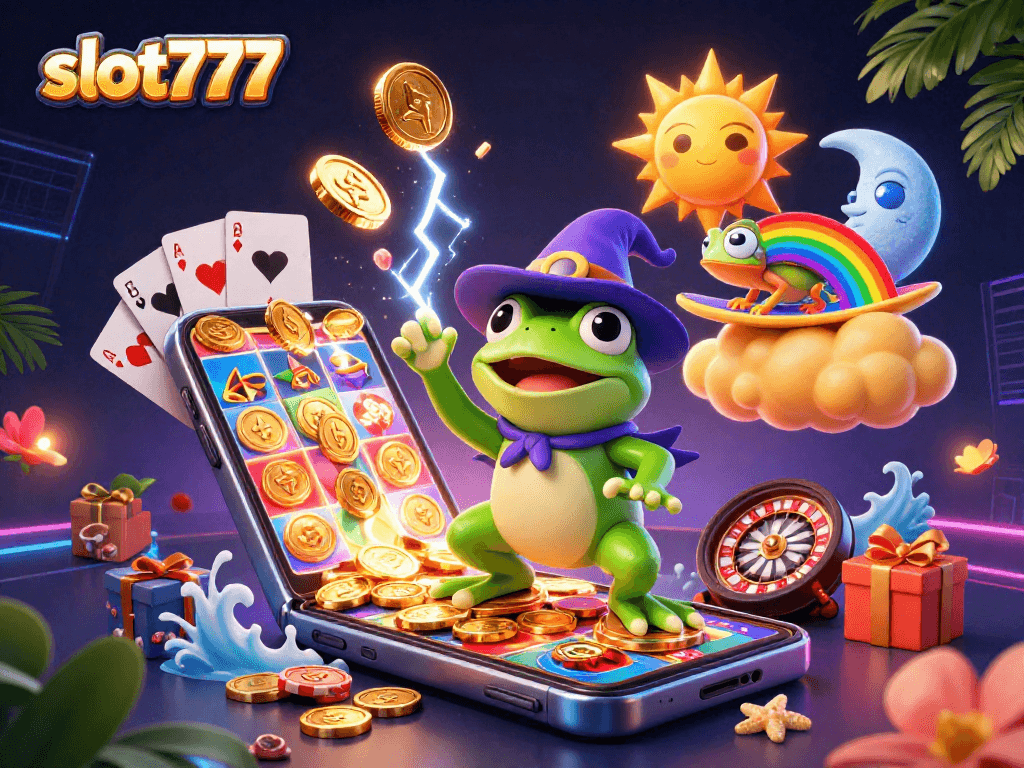 Menghadirkan slot777 dengan fitur menarik dalam ilustrasi 3D penuh warna yang menambah pengalaman judi.
