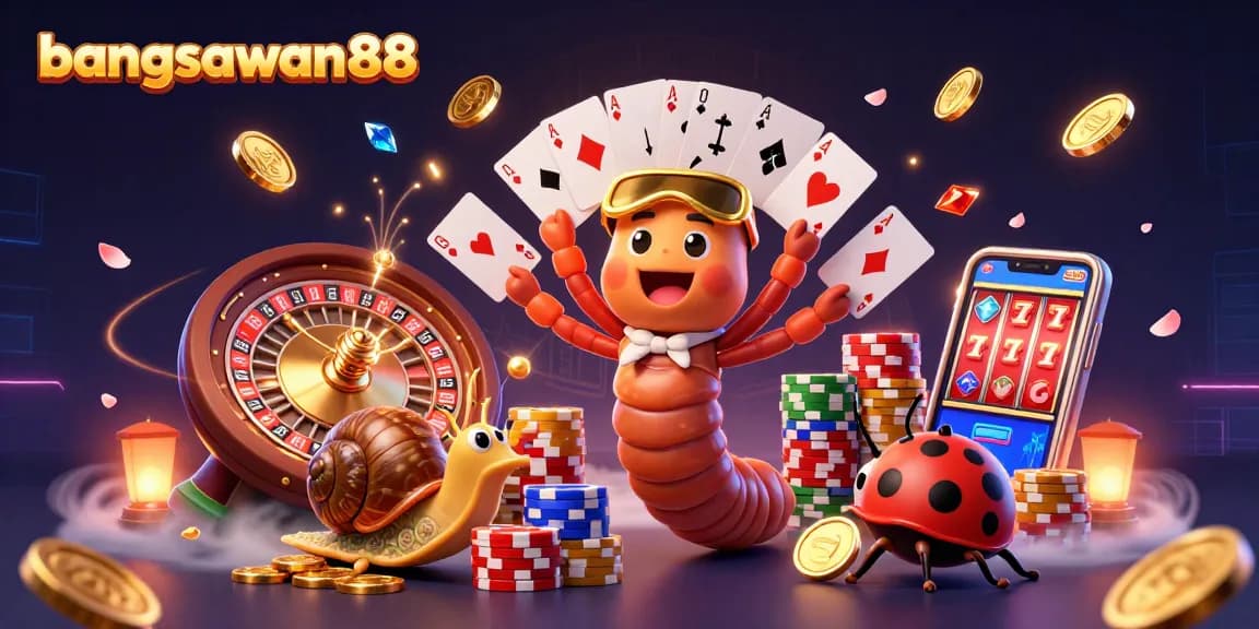 Experience the excitement of bangsawan88 with a millipede dealer showcasing cards and high-stake chips.