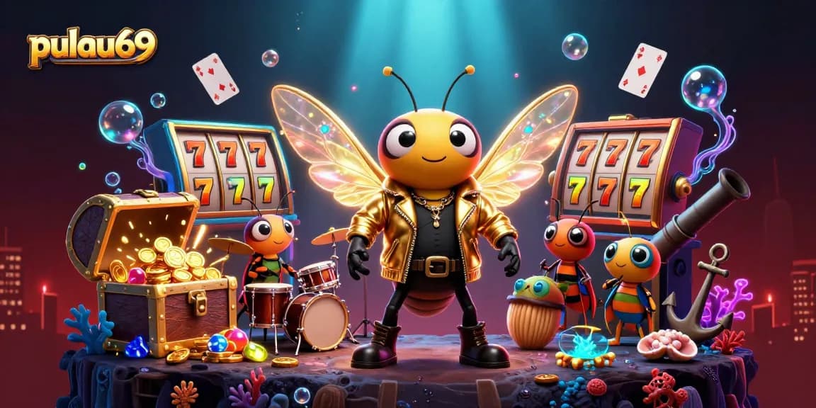 Experience the excitement of pulau69 with vibrant slot game elements and dynamic characters.