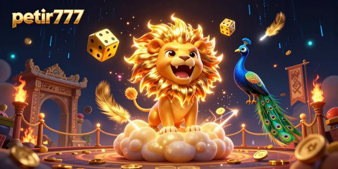 Experience thrilling gameplay with petir777; showcase of vibrant casino elements and dynamic characters.