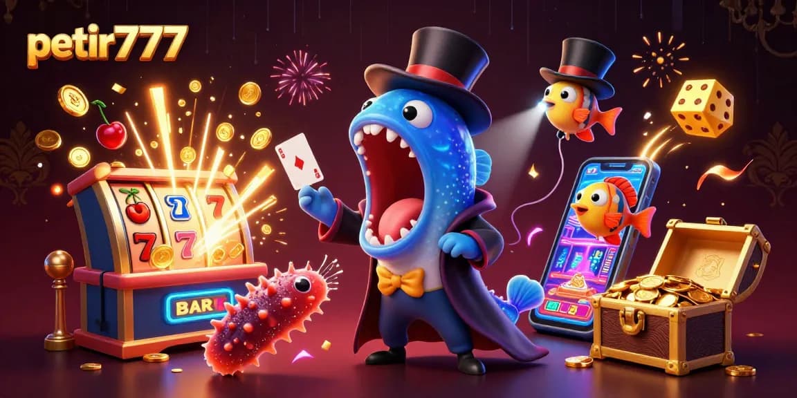 Experience petir777 action with vibrant slots, classic cards, and enchanting sea creatures in a magic show