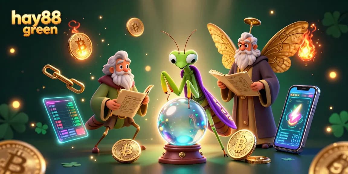 Experience the magic of hay88 green with dynamic fortune-telling in a mystical casino setting.