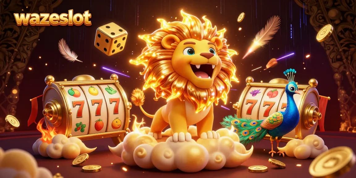 Experience thrilling jackpots at WAZESLOT with dynamic slot reels and captivating casino atmosphere.