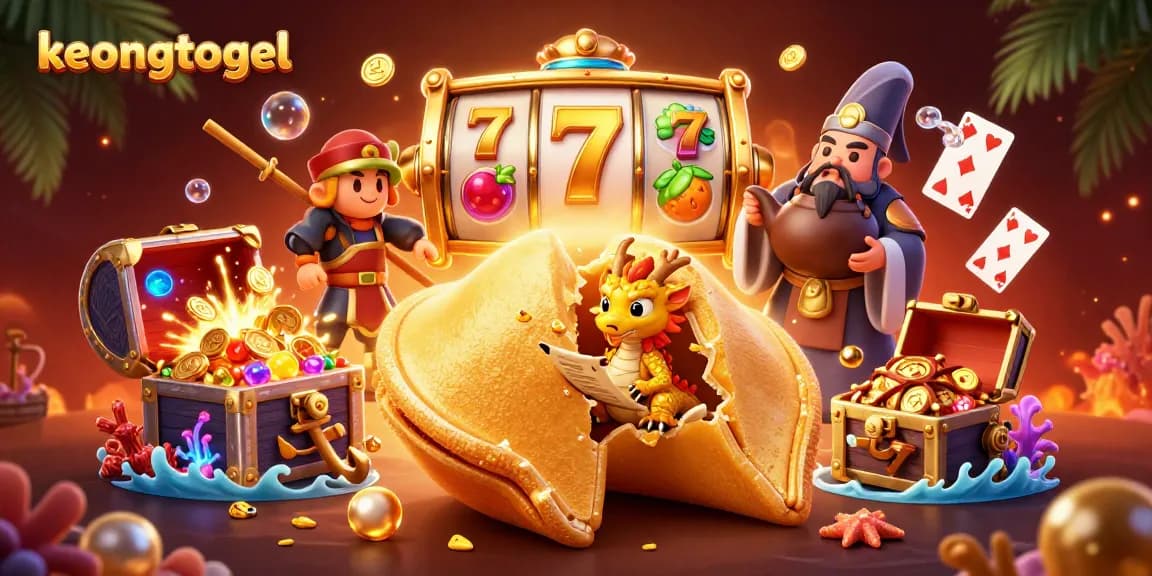 Engage with keongtogel's winning strategies through a vibrant online gambling scene featuring slot elements.