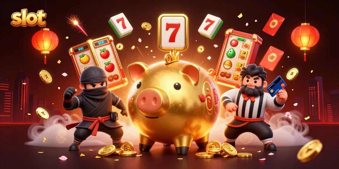 Menangkan slot dengan gaya dalam ilustrasi kasino 3D yang dinamis dan menakjubkan.