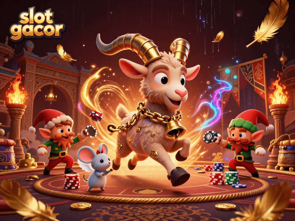 Pemain meraih kemenangan dengan slot gacor terbaru di kasino, menampilkan elemen permainan dan keseruan.