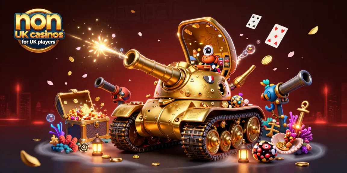 Engage in thrilling games at non UK casinos for UK players featuring animated elements and rich textures.
