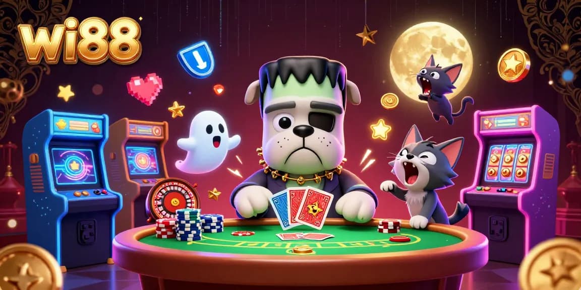 Experience thrilling gameplay at wi88 with exciting casino elements in a vibrant 3D scene.