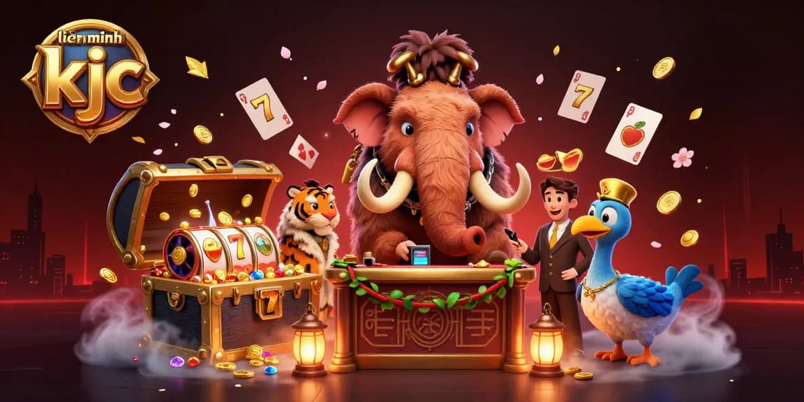 Engage in the luxurious world of liên minh kjc where vibrant casino characters and dazzling slot elements create a thrilling atmosphere.