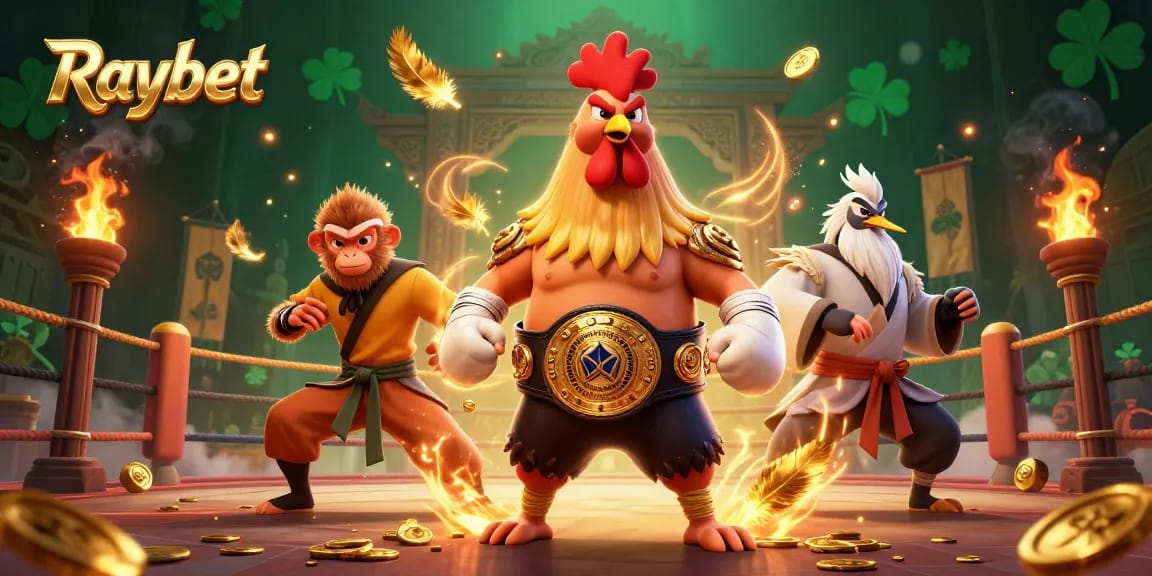 Experience thrilling gameplay at Raybet with engaging characters and dynamic casino elements in a vibrant 3D scene.