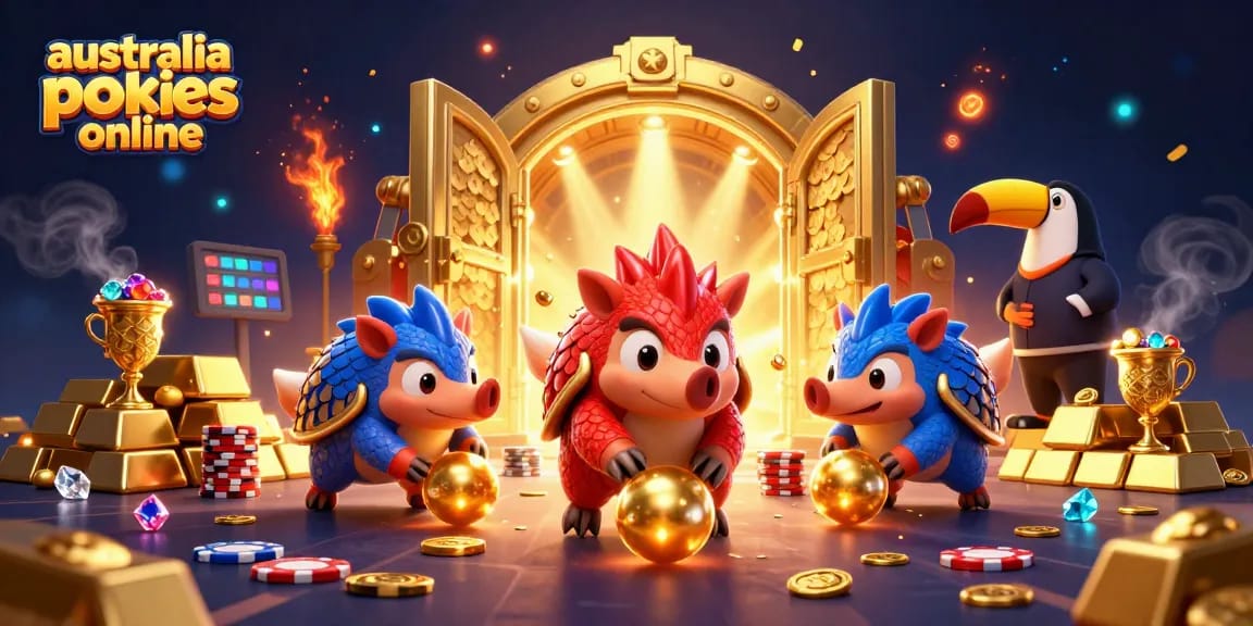 Spin in excitement with these rival pangolins at australia pokies online casino!