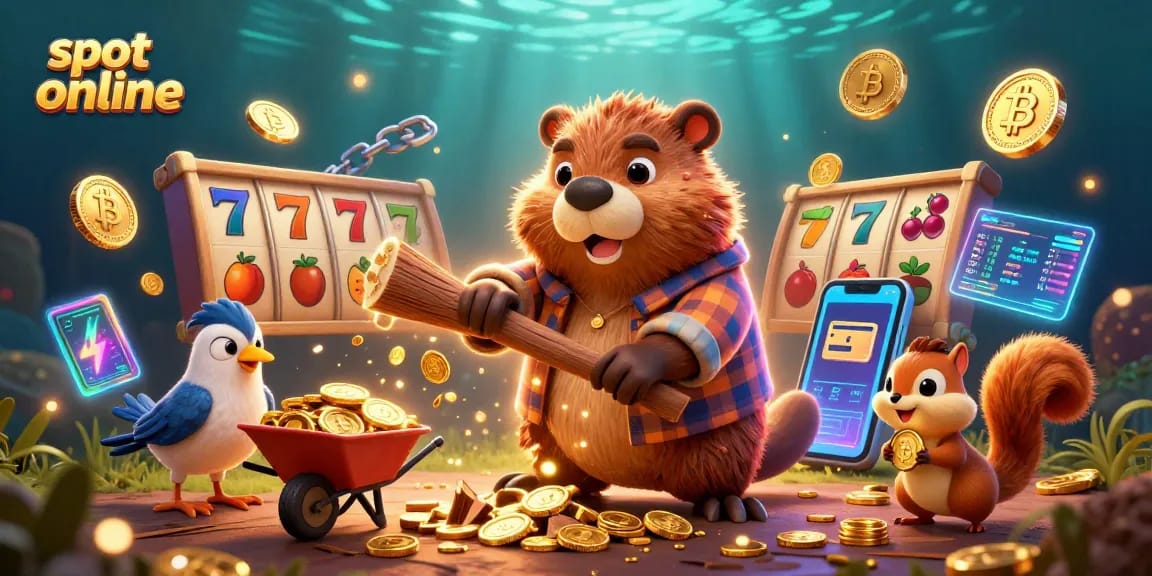 Spin the reels and win big with captivating slot online adventures featuring vibrant characters and crypto elements.