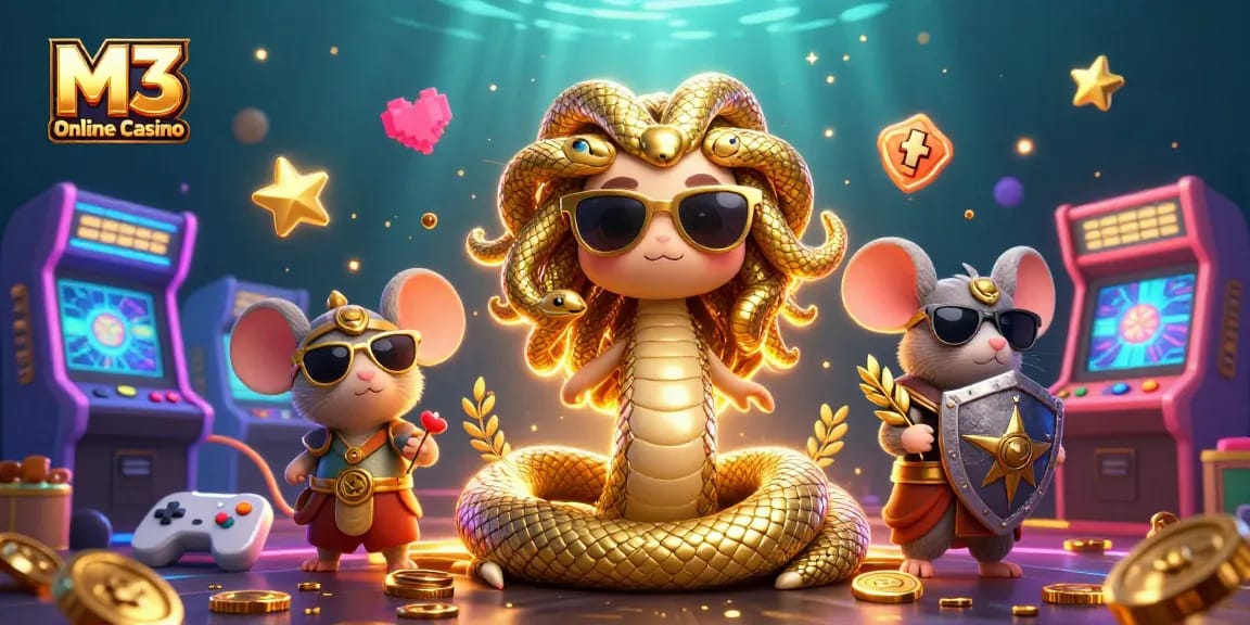 Experience the thrill of M3 Online Casino with dynamic characters and vibrant gaming elements!