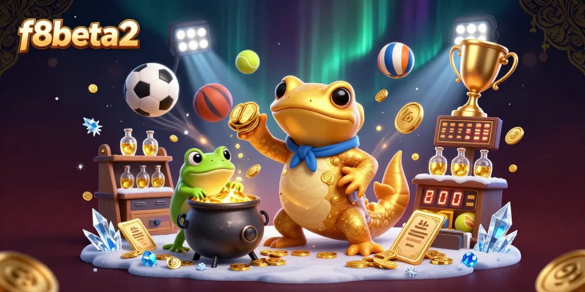 Experience the magic of f8beta2, where a golden salamander alchemist transforms metals into riches amid a vibrant gambling scene.