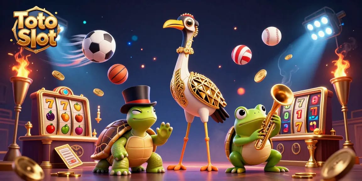 Toto Slot offers thrilling gameplay with vibrant characters at a speakeasy bar, featuring fun game elements.