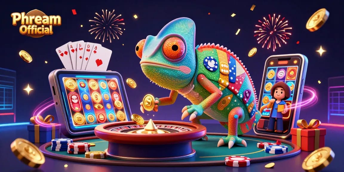 Experience thrilling wins at Phdream Official with a vibrant casino scene featuring games and rewards.