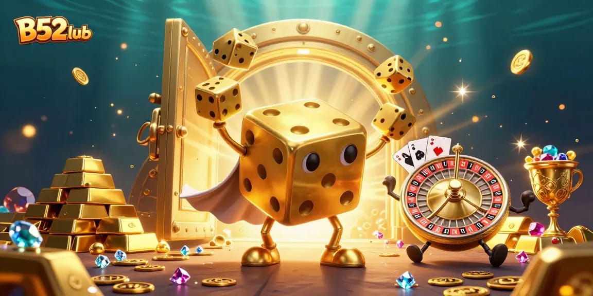 Experience thrilling games at B52club with golden dice and enchanting treasures.