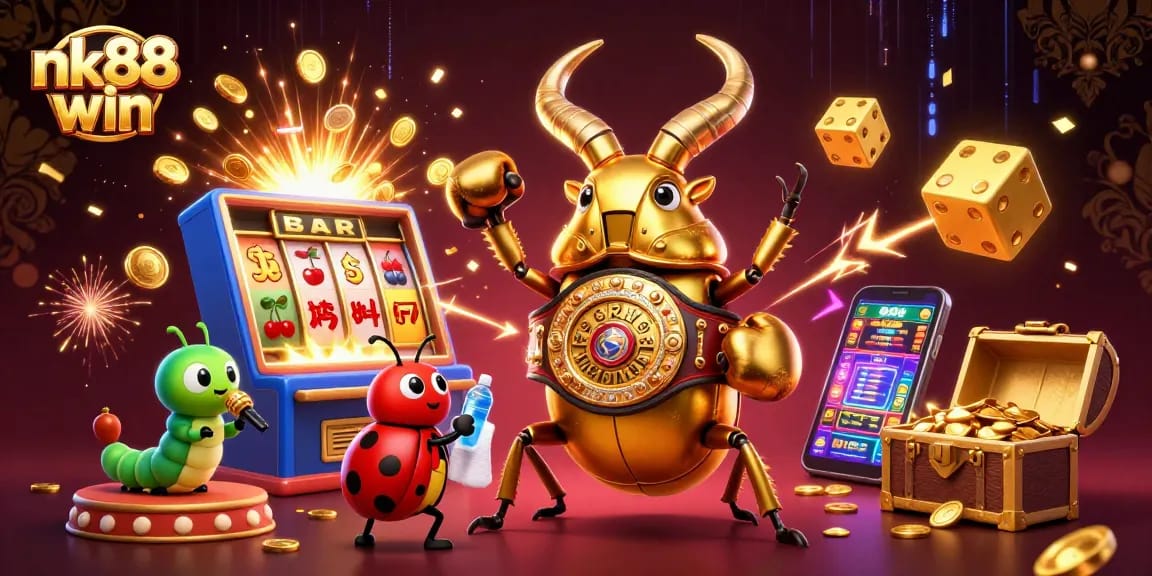 Experience nk88 win excitement with the golden stag beetle showdown and jackpot frenzy