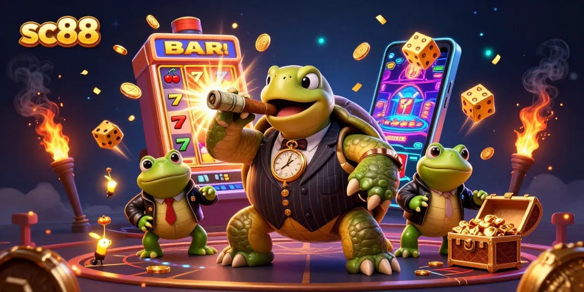 Feel the thrill at sc88's vibrant casino scene featuring exciting slots and unique characters.