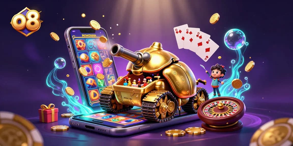 o8 draws you into a lively casino world inside a golden beetle tank, bursting with games and prizes.