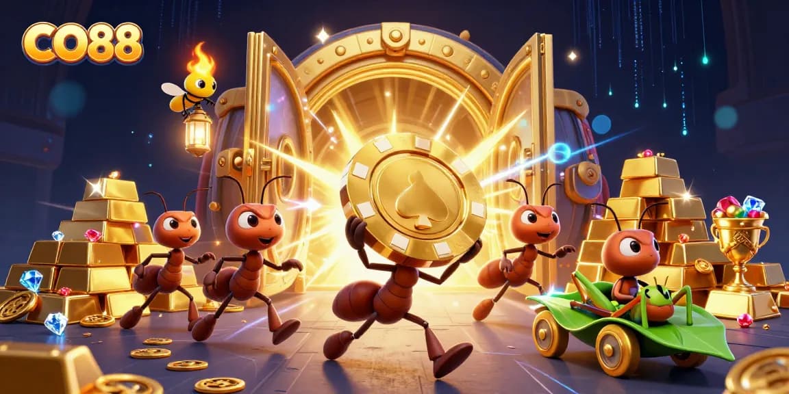 Experience thrilling wins at CO88 with a heist-themed casino adventure filled with treasure.