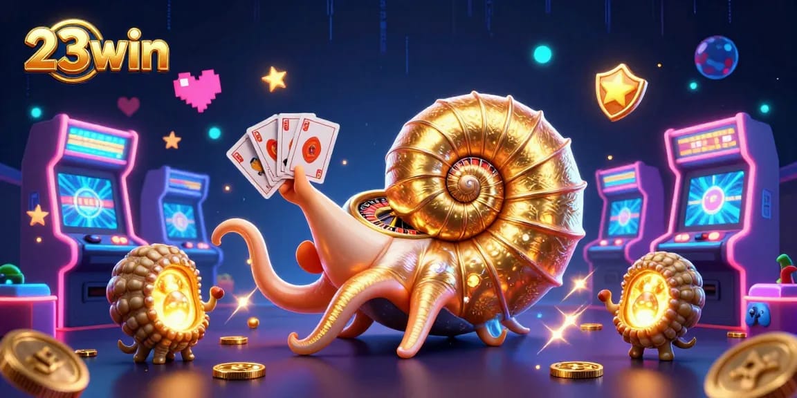 Experience thrilling gameplay with 23win as you explore vivid casino elements and 3D graphics.