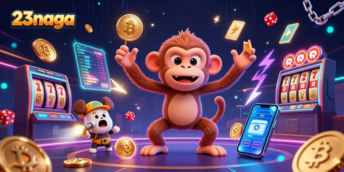 Experience thrilling gameplay with 23naga in a magical casino scene full of excitement and winnings.