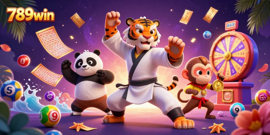 Engage with exhilarating 789win gameplay featuring vibrant casino-themed characters and elements.