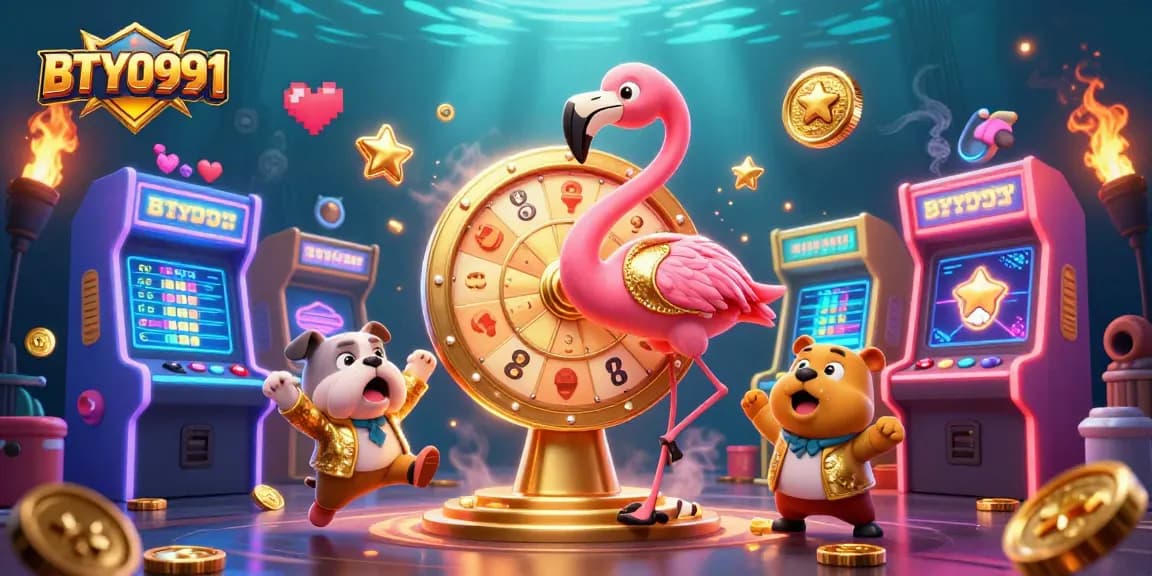 Engage with excitement at BTY0991, where players spin for epic prizes in a vibrant casino scene.
