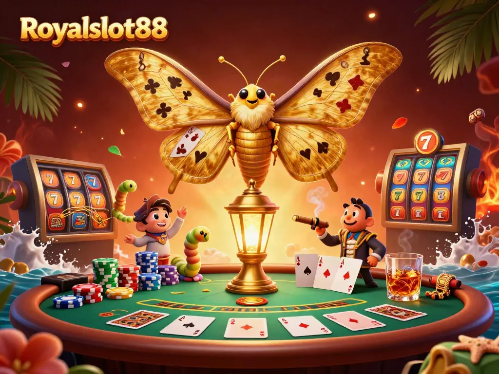 Permainan mesin slot bersama Royalslot88, dengan elemen kasino yang menakjubkan dan detail yang kaya.