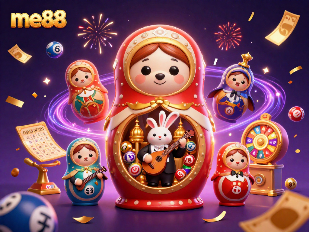 Play thrilling lottery games at me88 with colorful numbered balls and vibrant prizes.
