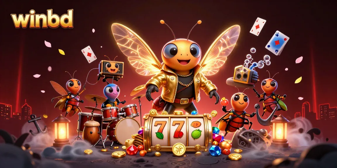 Experience winbd's vibrant action with a dynamic casino scene featuring animated characters and exciting game elements.