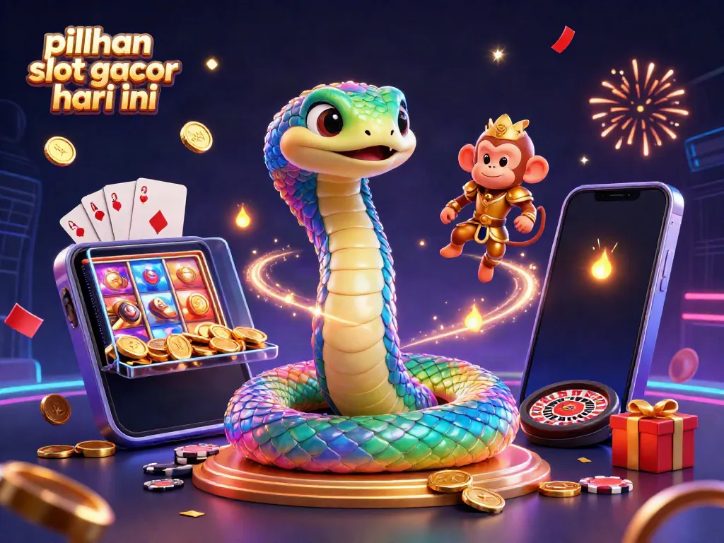 Menemukan pilihan slot gacor hari ini dengan simbol slot dan karakter kartun ceria di kasino