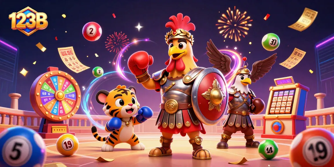 Experience thrilling 123B lottery actions with vibrant elements in a dynamic casino world.