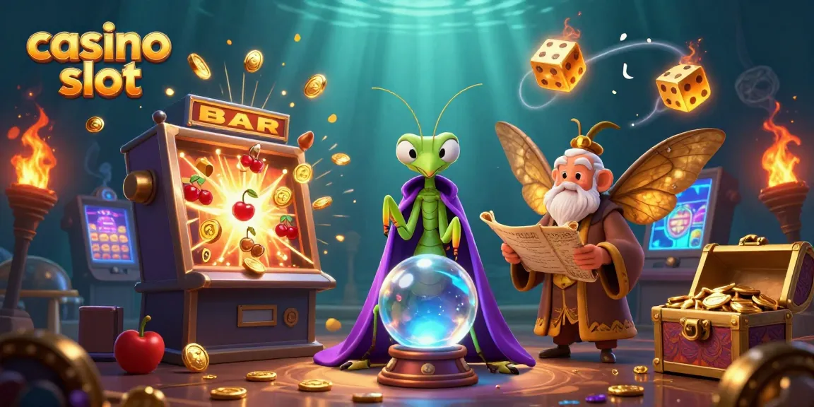 Engaging 3D casino slot illustration featuring dynamic characters, jackpot elements, and vibrant colors.