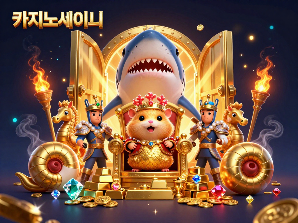 카지노사이트에서 화려한 보물이 가득한 모습으로 바카라 테이블에서 즐기는 황금 햄스터 왕과 바다의 기품을 자랑하는 해마들을 만납니다.