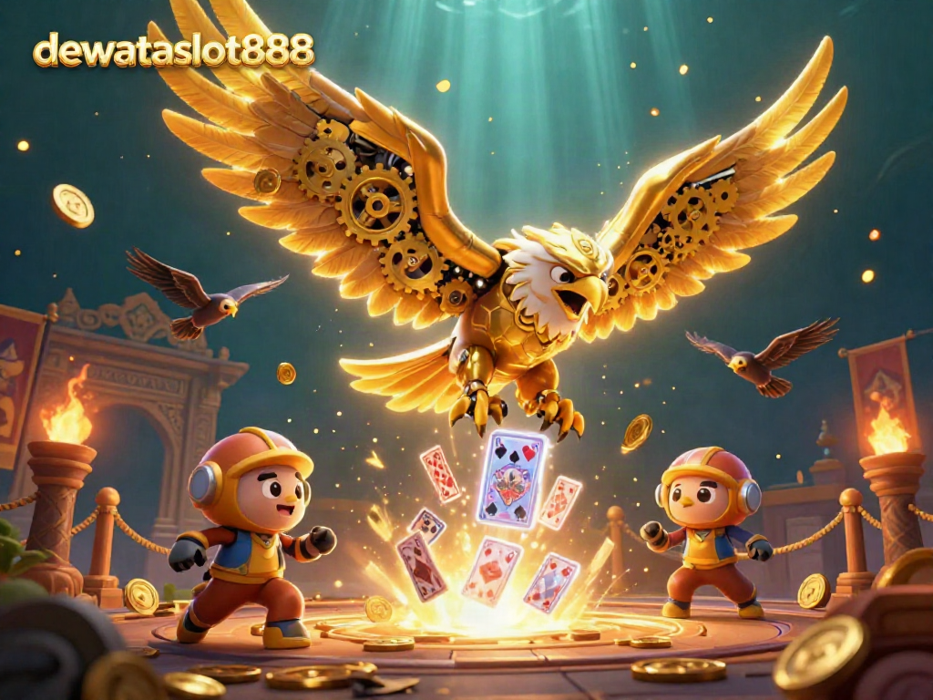 Permainan menarik di DEWATASLOT888 dengan burung elang cyber dan kartu holografik