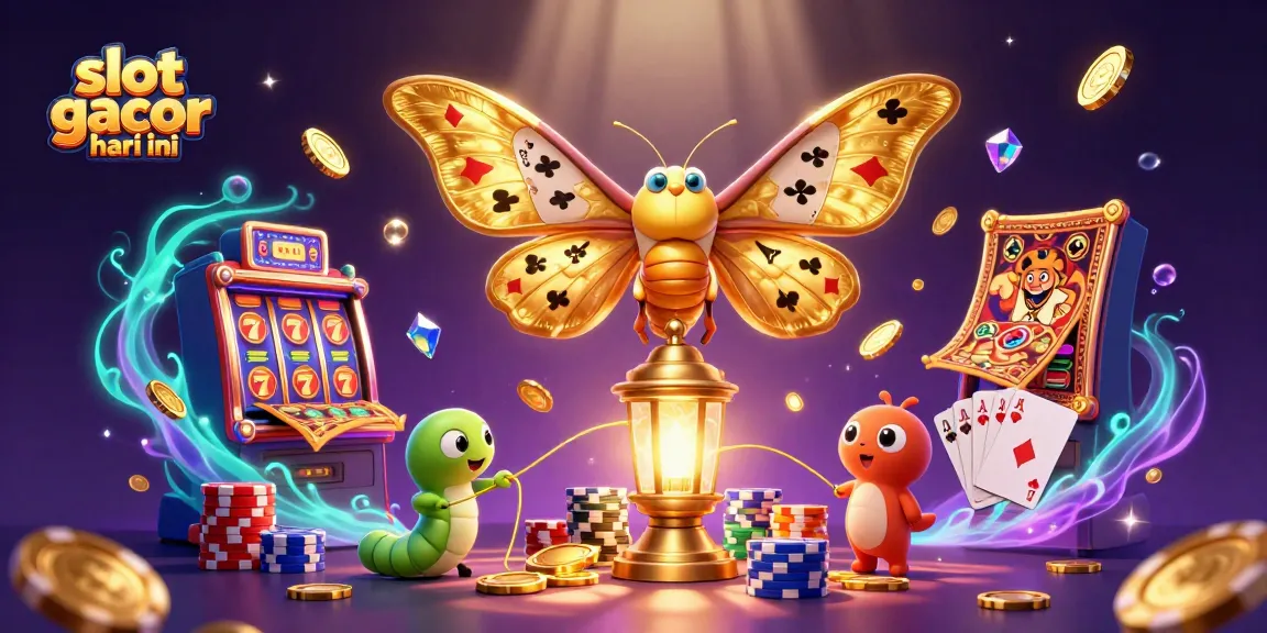 Experience slot gacor hari ini with the 3D atlas moth and dynamic casino elements