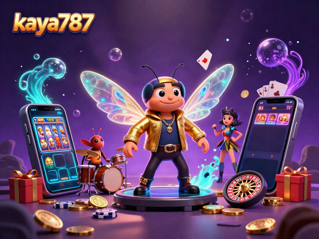 Experience kaya787’s vibrant online casino scene with exciting game elements and lively characters.