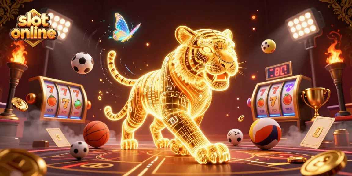 Menangkan permainan slot online dengan simbol keberuntungan dan pencahayaan yang memikat.