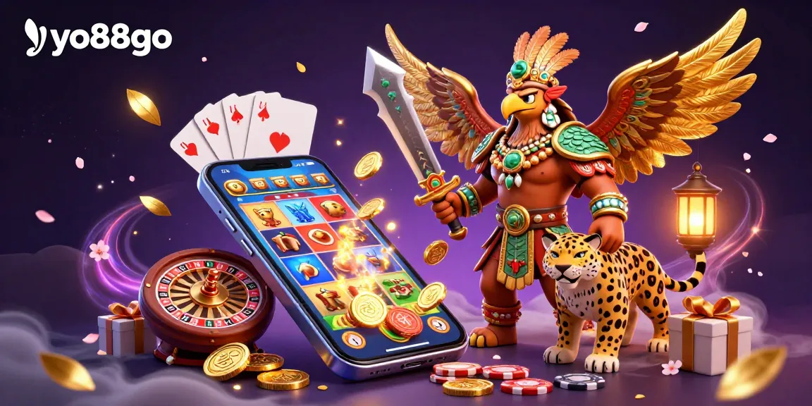Experience the exciting world of yo88go with vibrant slot game features and dynamic casino elements.