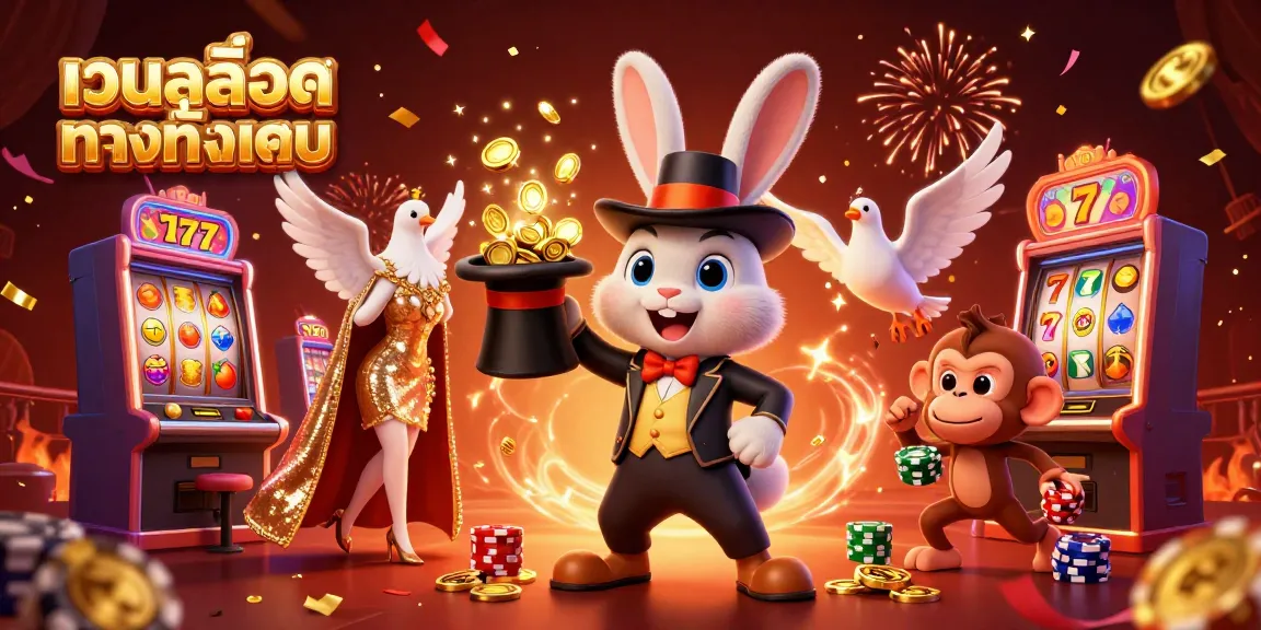 สัมผัสกับความสนุกของเว็บสล็อตตรงทั้งหมด ในภาพ 3D สุดตระการตา
