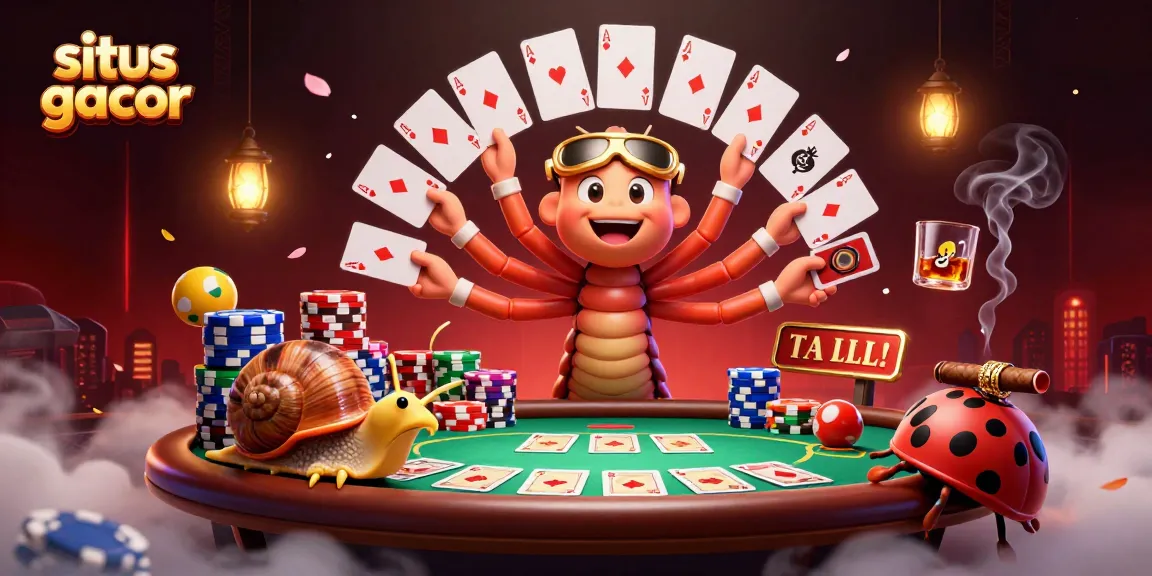 Engage in thrilling poker action at situs gacor with a millipede dealer and high-stakes gameplay.